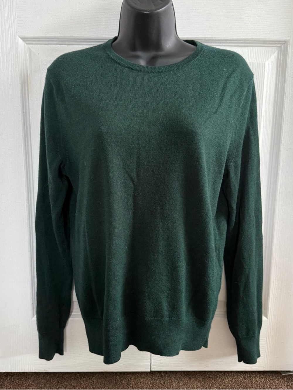 J. Crew Women’s Forest Green Crewneck Sweater